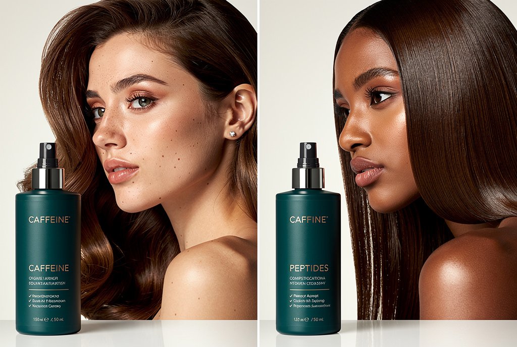 Caffeine vs Peptides for Hair Routines